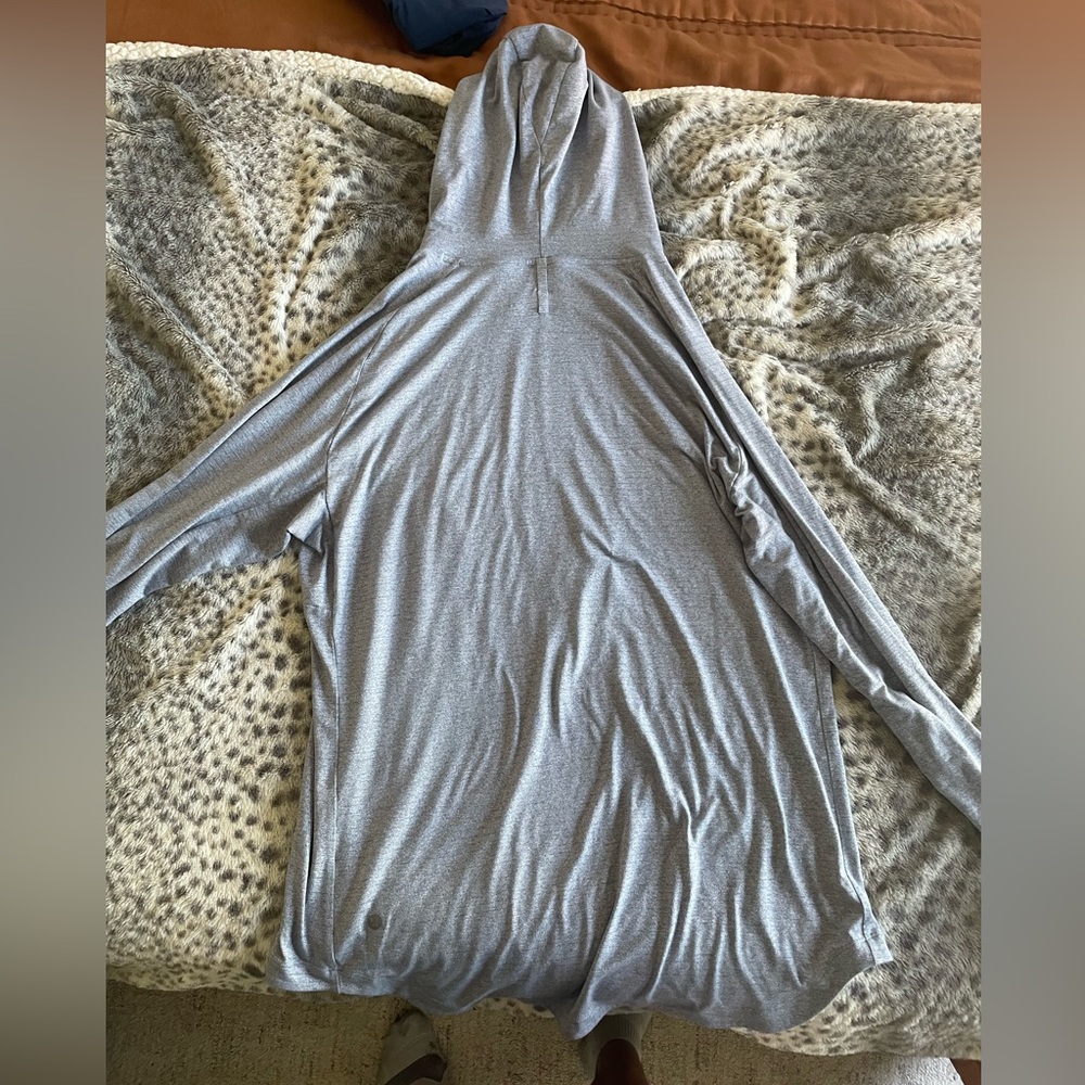 Lululemon License to Train Hoodie - Large - grey with blue hue - lightweight - Picture 2 of 3